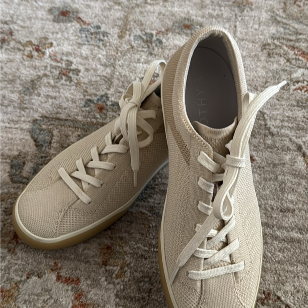 Rothy's Cream Knit Sneakers - Picture 4 of 4
